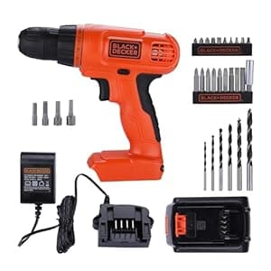BLACK+DECKER 20V MAX Cordless Drill/Driver Kit with 30 Accessories