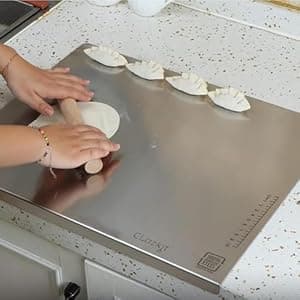 Clazkit Stainless Steel Cutting Board - 36x30 cm