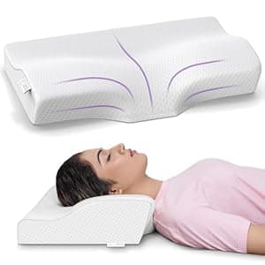 MY ARMOR Cervical Pillow for Neck Pain - Memory Foam, Regular Size